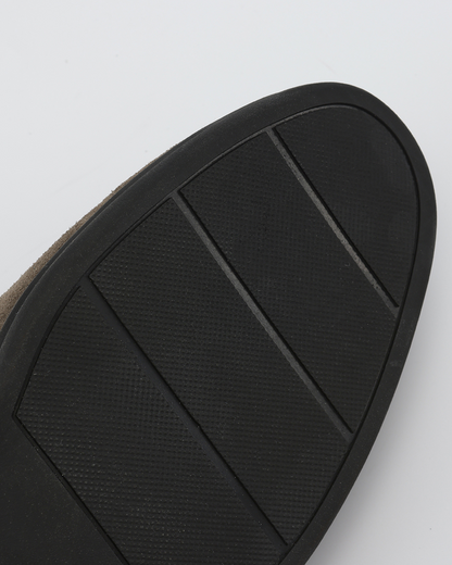 Premium Suede Loafers - Black Soles